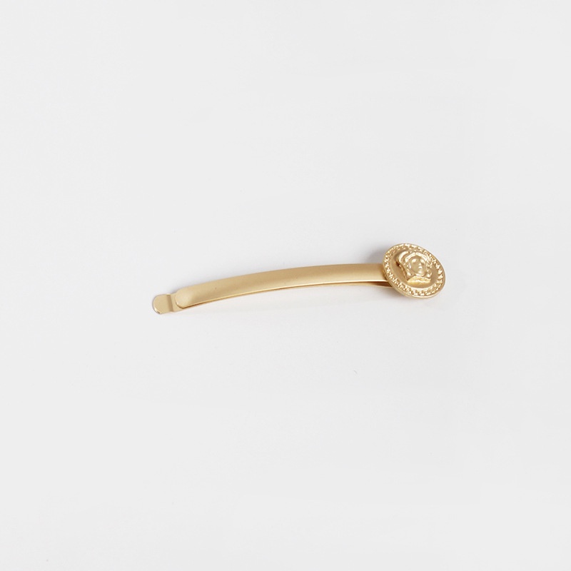 Kẹp Tóc Kim Loại Thiết Kế Đơn Giản Thời Trang Cho Nữ