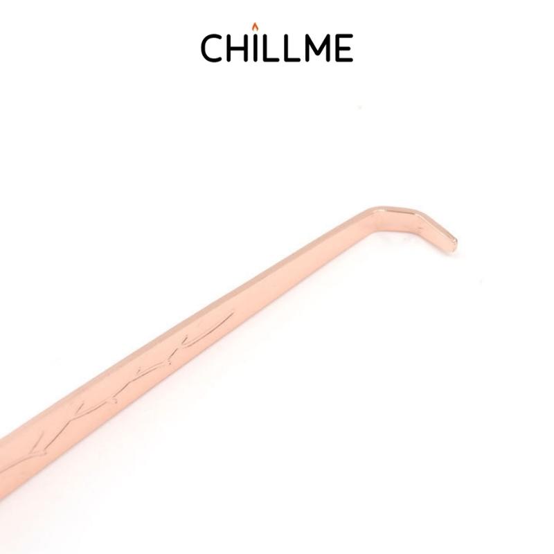 Khêu que dìm bấc nến thơm chăm sóc nến chuyên dụng kim loại không gỉ cao cấp - Chillme