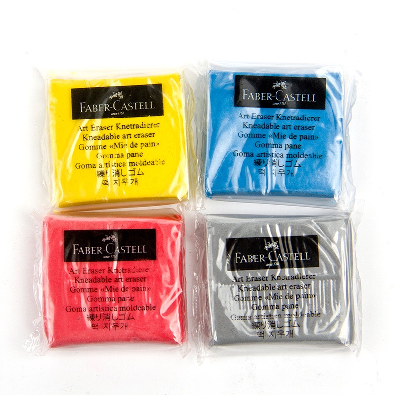 GÔM ĐẤT SÉT Cục Tẩy Bút Chì Chuyên Nghiệp Có Thể Nhào Bột Màu Xám Faber Castell Dành Cho Vẽ Phác Thảo