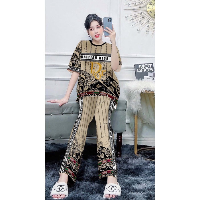 ĐỒ BỘ DÀI, VẢI THUN LẠNH, IN 3D CỰC SANG