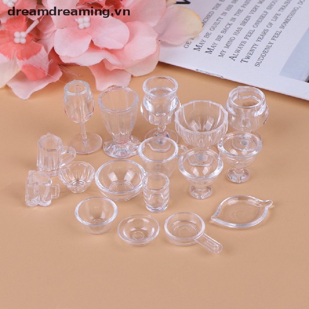 Set 17 Mô Hình Búp Bê Trong Suốt Tỉ Lệ 1: 12