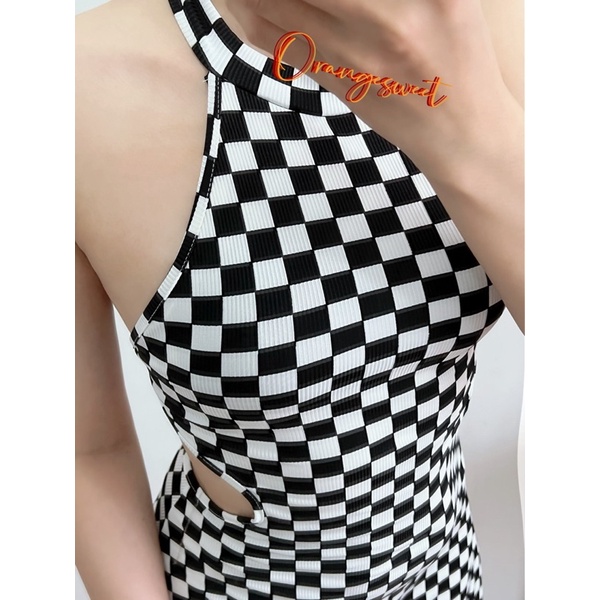 Đầm Yếm Body Hở Lưng Có Mút Ngực 3 Màu Cao Cấp YKLCR