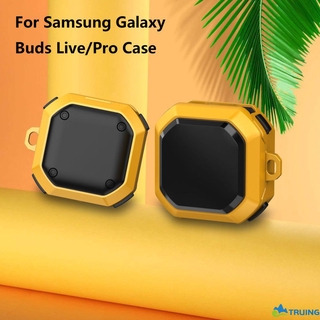Vỏ Bọc Hộp Sạc Tai Nghe Kèm Móc Treo Cho Samsung Galaxy Buds Live / Pro