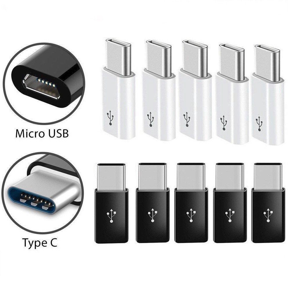 Giắc chuyển đổi cổng cắm micro USB sang đầu cắm USB 3.0 type-C tiện dụng
