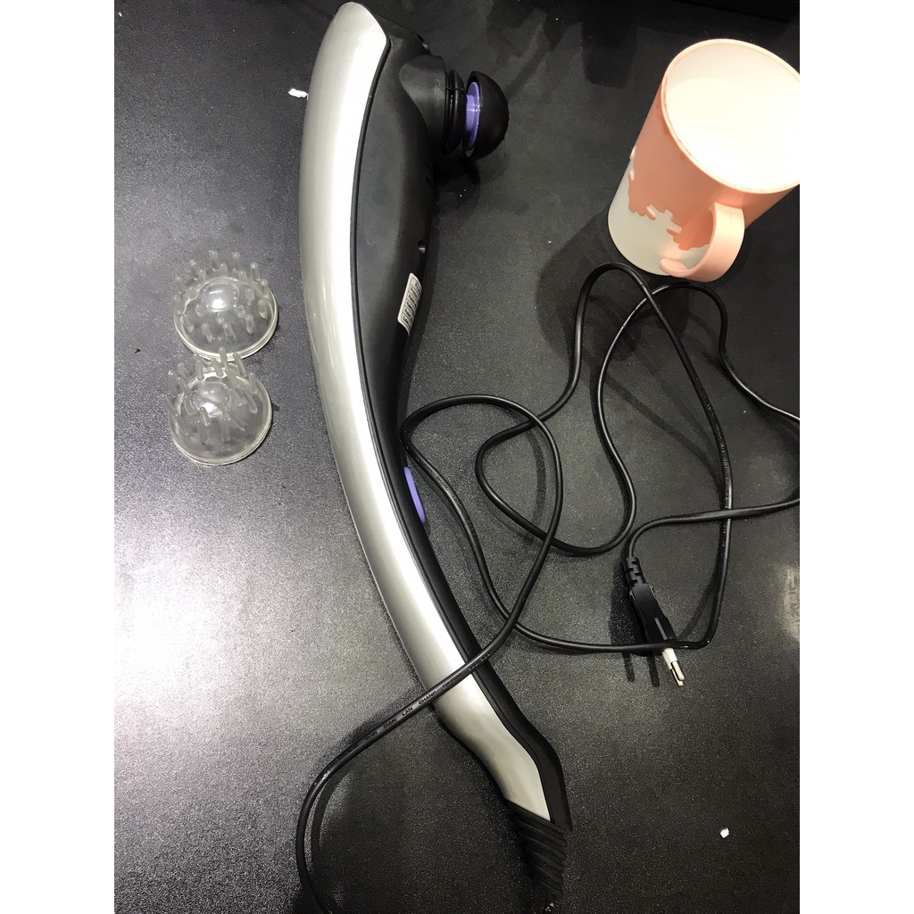 Máy Massage cầm tay Công Nghệ Nhật Bản, Máy Mát xa toàn thân, Matxa với 3 đầu silicon êm ái