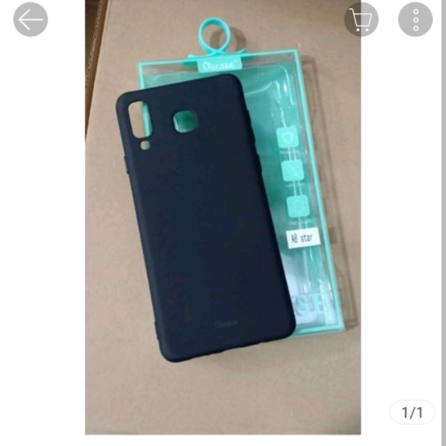 Ốp lưng silicon màu siêu mỏng hãng oucase  sam sung A8 star