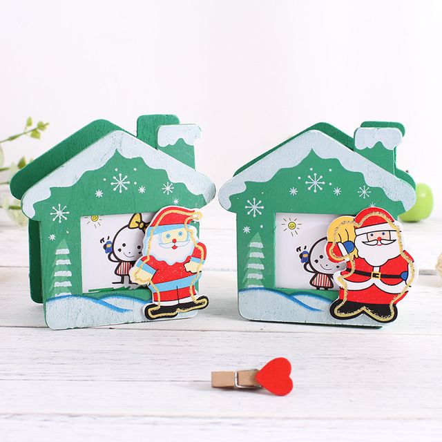 Ống cắm bút gỗ để bàn hình noel cute dễ thương giá rẻ cho bé NATO HB05