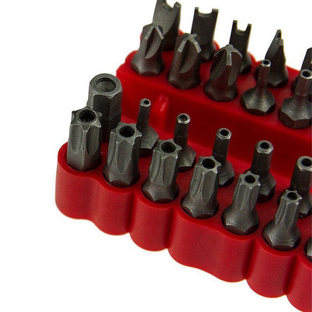 Bộ 34 Đầu Cờ Lê Nam Châm 1 / 4 "6.35mm Tháo Gỡ Nhanh Dùng Sửa Chữa Tay Cầm Khoan