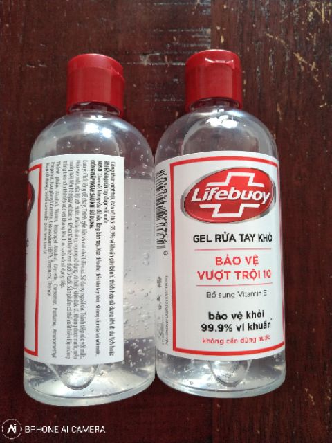 Nước rửa tay khô Lifebuoy 100ml , 235ml nắp bật và dạng vòi.