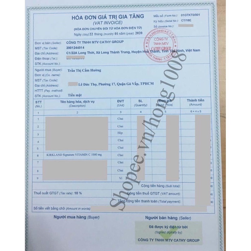 Viên Uống KIRKLAND Signature VITAMIN C 500-1000 mg 500 Viên - Tăng sức đề kháng cho cơ thể