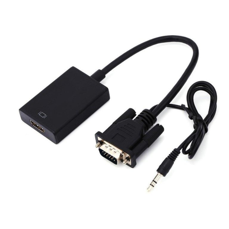 Cáp chuyển VGA sang HDMI có audio | VGA TO HDMI ADAPTER WITH AUDIO
