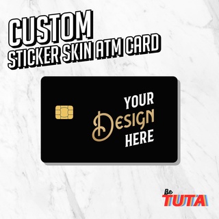 Miếng dán SKIN/ STICKER thẻ ATM, ngân hàng, chung cư, thẻ xe ( CUSTOM) | TUTA CARDS