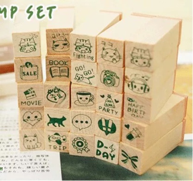 Set 25 dấu (ko kèm mực)