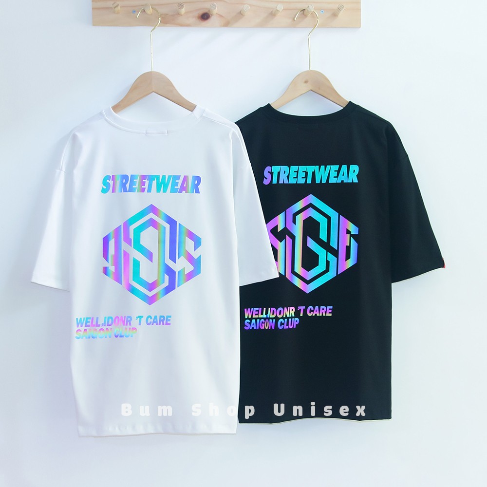 Áo Thun Phản Quang 7 MÀU Nam Nữ Unisex -  IN CHỮ Saigon Streetwear - Chất Thun Cotton Mềm Mát - Màu Dạ Quang Cực Đẹp | BigBuy360 - bigbuy360.vn