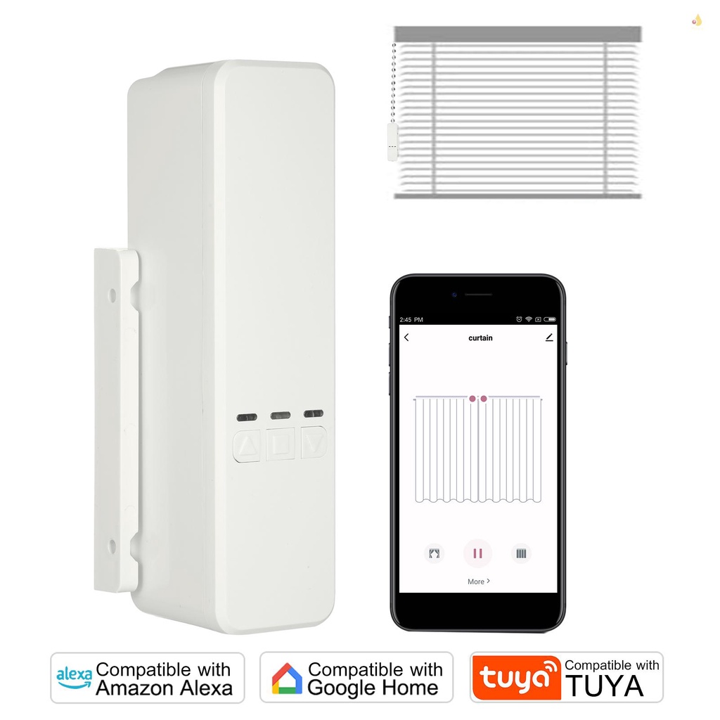 {mynivn} Rèm Cửa Điện Tử Thông Minh WiFi Tuya Điều Khiển Bằng Ứng Dụng Có Thể Lập Trình Điều Khiển Giọng Nói Tương Thích Với Alexa Google Home