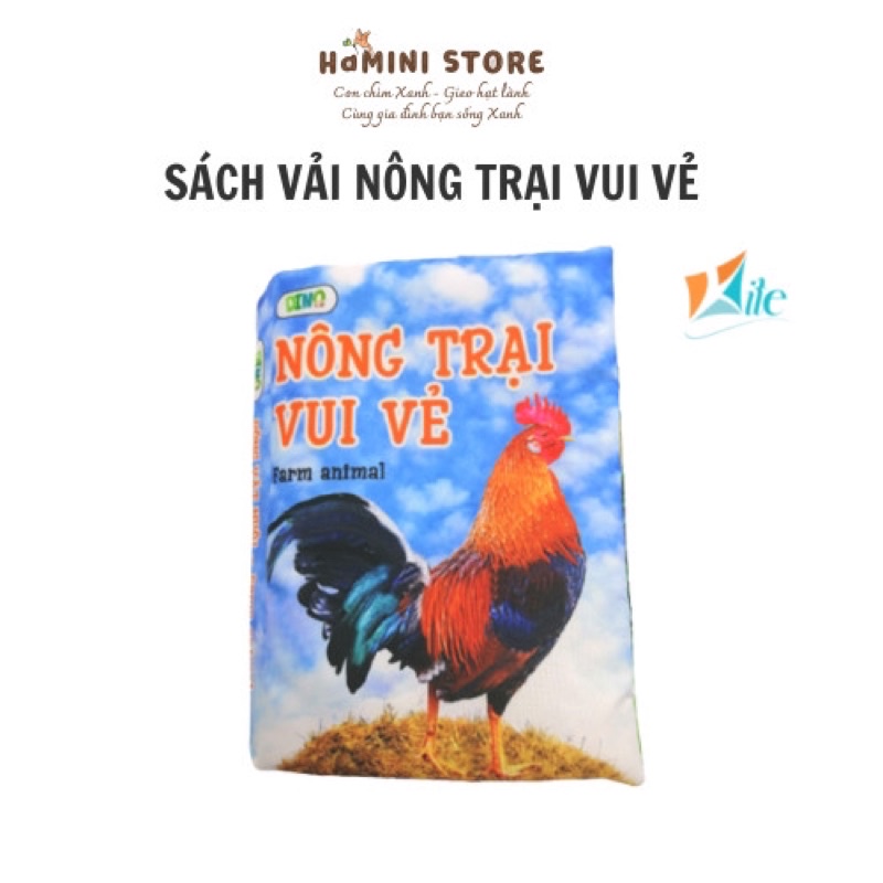Sách Vải Song Ngữ Nông Trại Vui Vẻ - Phát Triển Đa Giác Quan