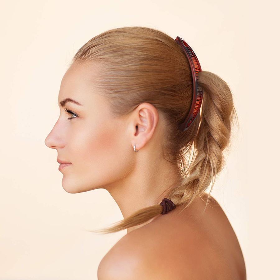[Women Classics Hair Clincher Comb] [Ladies Banana Hair Clip] [Girls Ponytail Holder][Fashion Styling Hair Accessories]