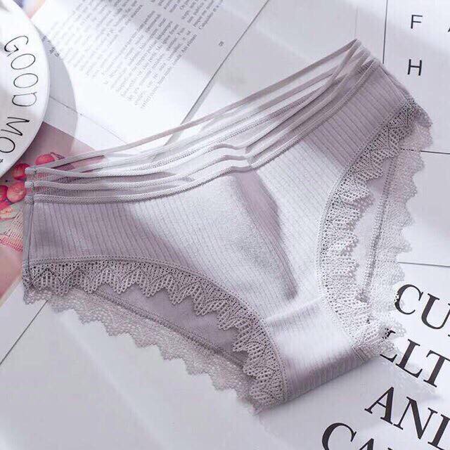 Quần Lót Gân Tăm Viền Ren Siêu Đẹp | BigBuy360 - bigbuy360.vn