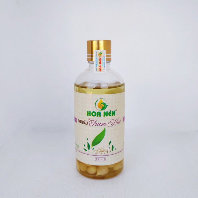 Tinh dầu tràm Huế HOA NÉN ngâm cũ nén 100ml (có kiểm định)