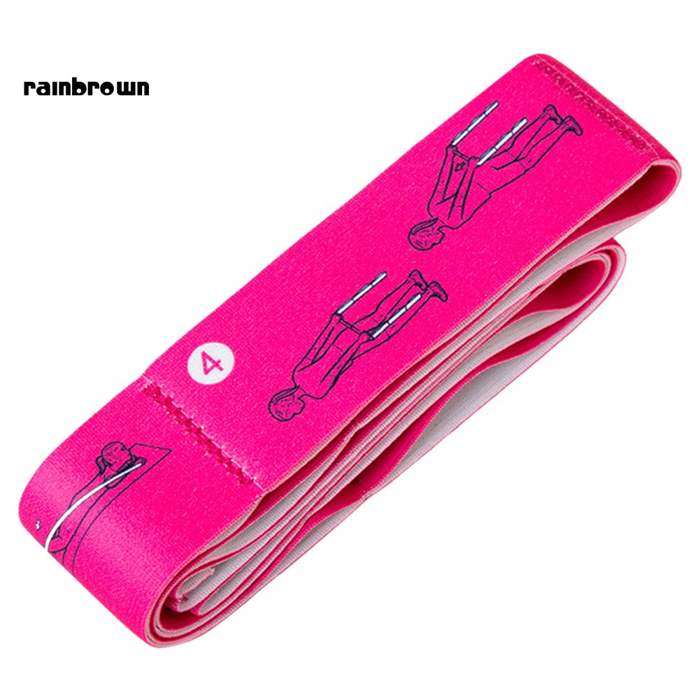 Dây Đai Kháng Lực Co Giãn Hỗ Trợ Luyện Tập Yoga / Thể Hình