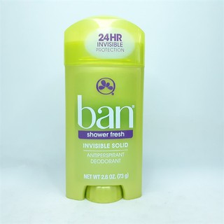 Lăn khử mùi Ban Invisible Solid 73g