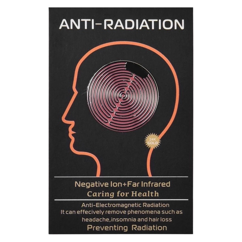 Miếng Dán Bảo Vệ Chống Bức Xạ 24K 5G EMF Bằng Kim Loại Cho Điện Thoại/Máy Tính Bảng/Laptop