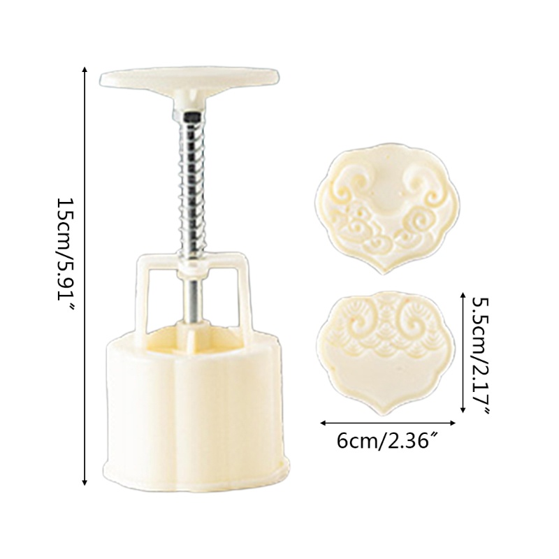 Qq * Khuôn Làm Bánh Trung Thu Bằng Nhựa Dạng Nén Bằng Tay Cho Lễ Hội Mùa Thu