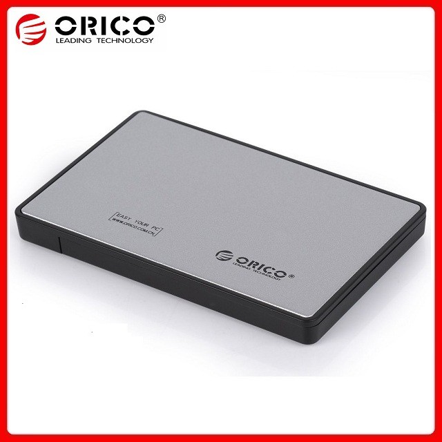 Hộp Đựng Ổ Cứng Di Động 2.5inch/USB3.0 ORICO - 2588US3 (Dùng cho cả SSD/HDD) Nhựa Cứng - Hàng Chính Hãng