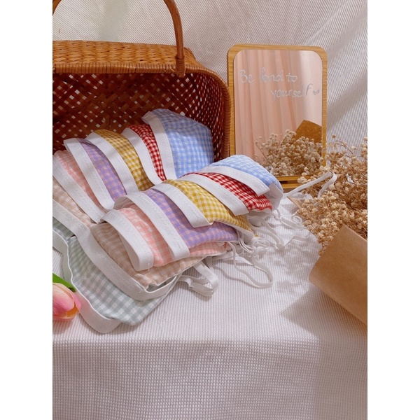 Áo brallete Mad Colours không gọng mút mỏng tone màu pastel ngọt lịm - Hàng handmade - The Heidi | WebRaoVat - webraovat.net.vn