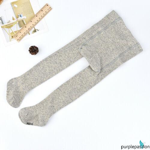 Quần Tất Cotton Màu Trơn Xinh Xắn Cho Bé Gái Sơ Sinh 0-24 Tháng