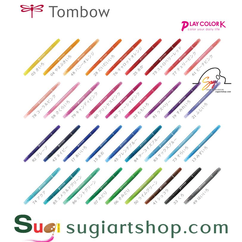 BÚT HIGHLIGHT 2 ĐẦU TOMBOW PLAY COLOR K