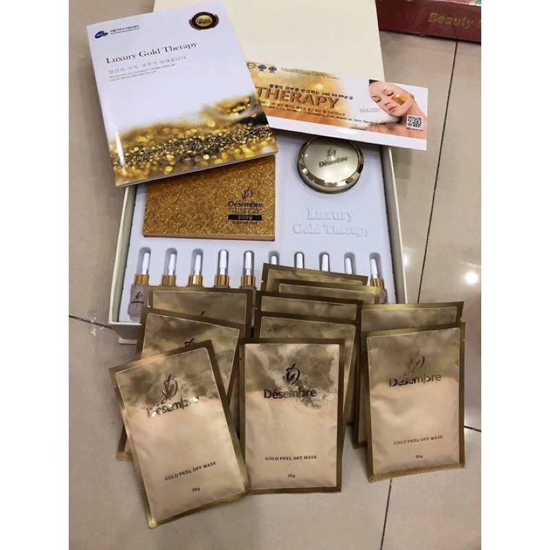 MẶT NẠ VÀNG 24K LUXURY GOLD THERAPY