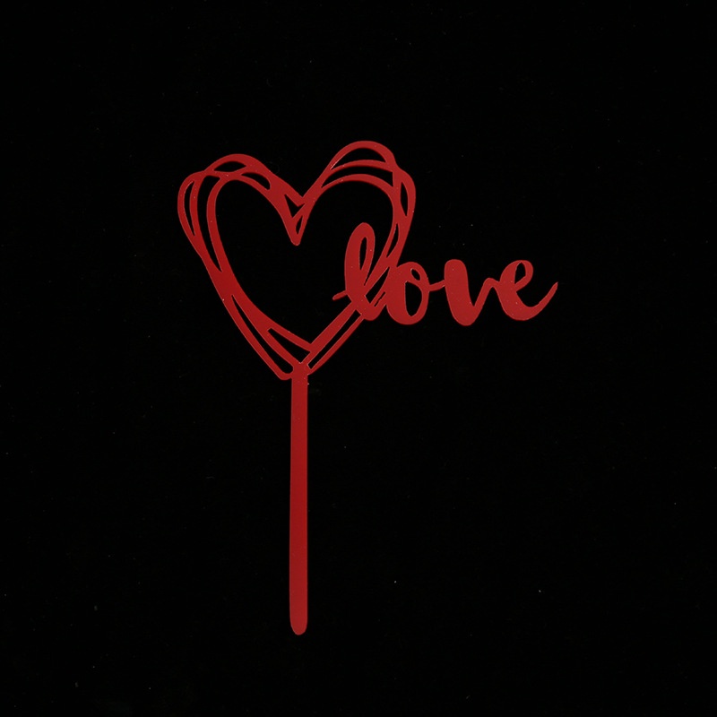 Phụ Kiện Cắm Trang Trí Bánh Sinh Nhật Happy Birthday Bằng Acrylic Chất Lượng Cao