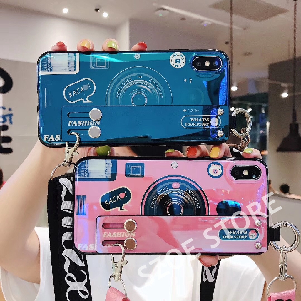 Ốp lưng hình máy ảnh 3D độc đáo cho điện thoại Samsung S10plus S10 S10e S9plus S7Edge Note9 Note8