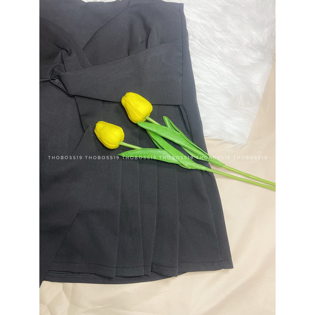 V19 - Váy Bigsize Tà Đắp Chéo