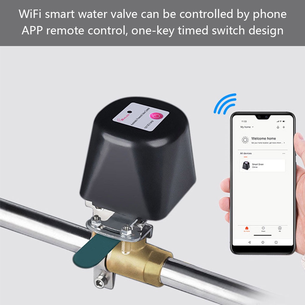 [double]Water Valve Tuya Smart Linkage Controller Wireless WiFi Control Timed Switch Valve