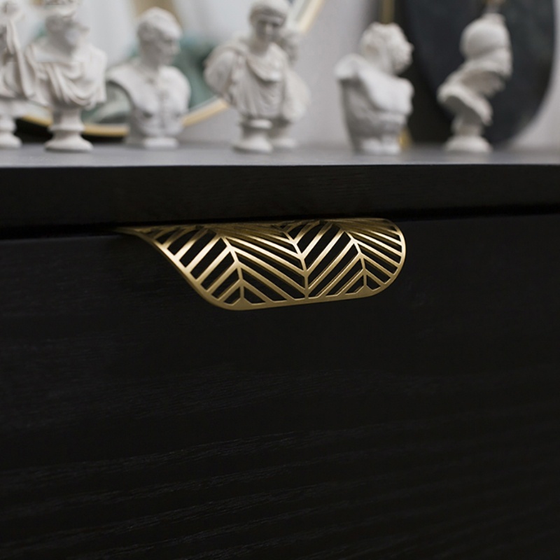 Set 2 Tay Nắm Cửa Tủ Phong Cách Bắc Âu Đơn Giản Kèm Đinh Vít