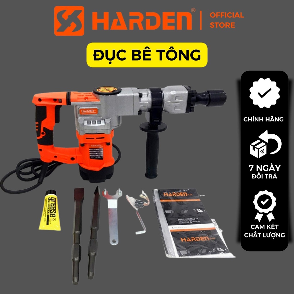 Máy chuyên đục bê tông chính hãng HARDEN 1100W