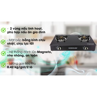 Bếp Ga Sunhouse SHB3366MT