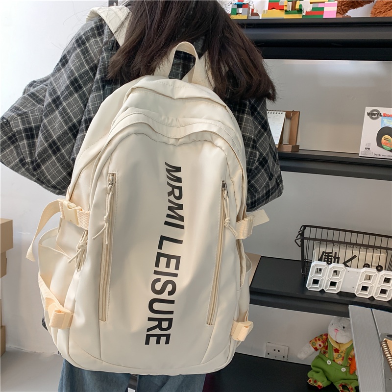 Balo PRETTYZYS 15.6 inch sức chứa lớn phong cách ulzzang Hàn Quốc 2022 cho sinh viên