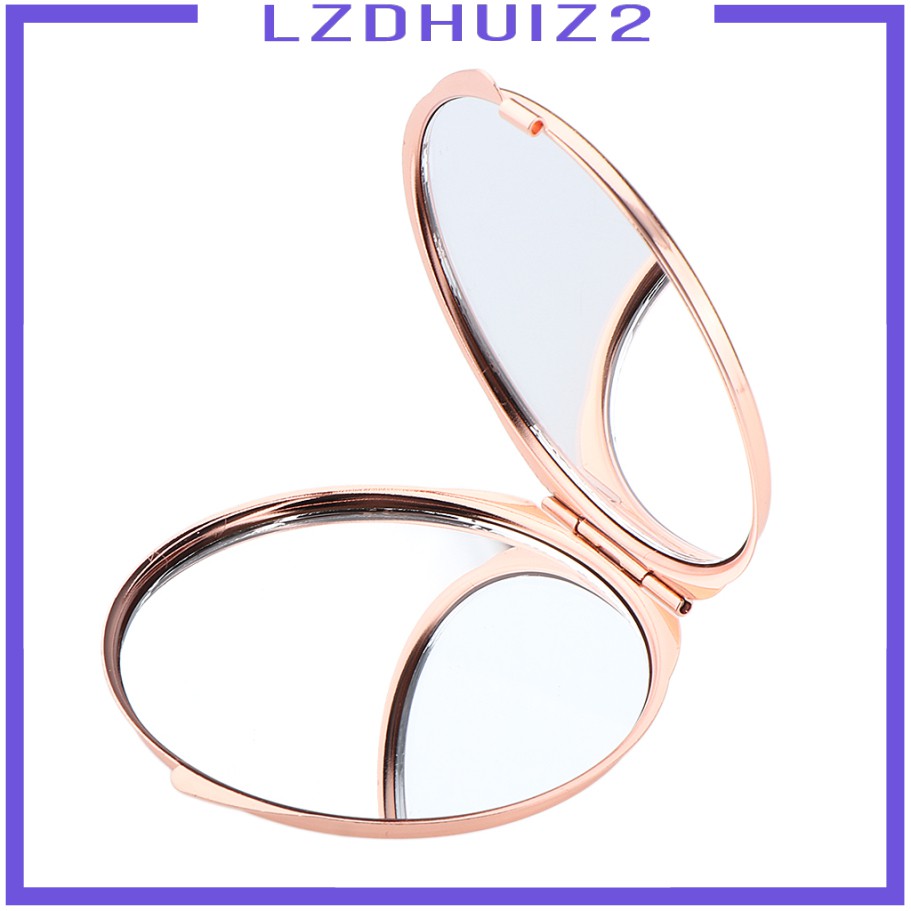 Gương Tròn Hai Mặt Dạng Gập Bỏ Túi Đựng Mỹ Phẩm Lzdhuiz