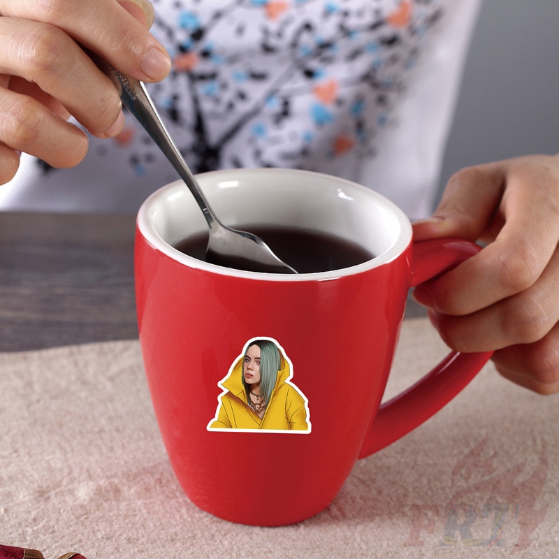 ❉ Billie Eilish Series 06 - Pop Singer Superstar Stickers ❉ 50Pcs/Set DIY Fashion Mixed Doodle Decals Stickers