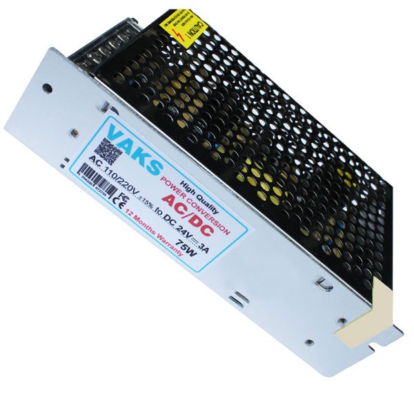 Bộ Nguồn Chuyển Điện Tổ Ong 220V AC sang 24V DC, 3A.