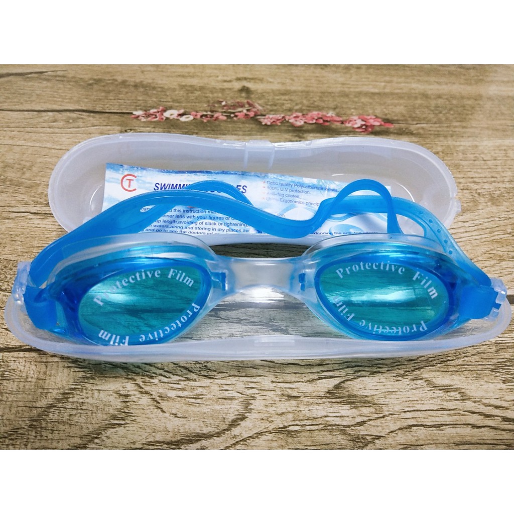 Transparent diving goggles, kids swim goggles universal waterproof ear protection
