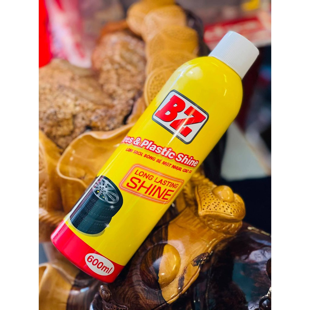 Chai xịt bóng vỏ, dưỡng nhựa nhám, cao su BZ mẫu mới 2021, hương thơm Lavender . DoChoiXeMay