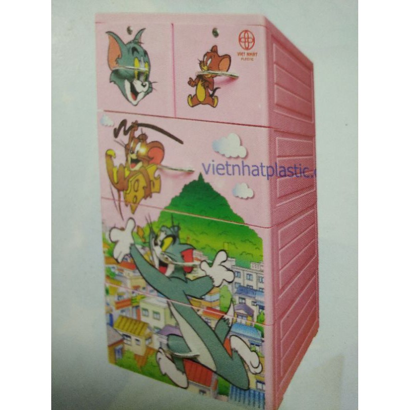 TỦ LUCKY 4 TẦNG 5 NGĂN VIỆT NHẬT60*48*98cm