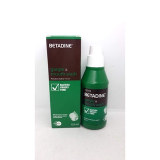 Súc họng & súc miệng betadine chai 125ml