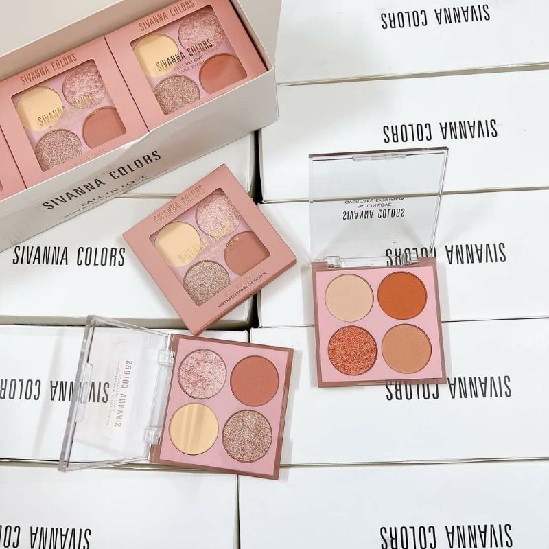 Bảng phấn mắt Sivanna Fall in Love Soft Matte Eyeshadow Pallete HF163 Thái Lan