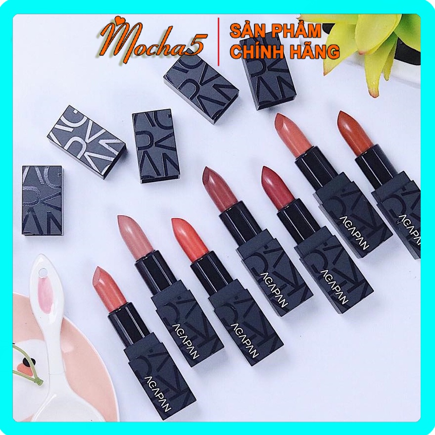 Son thỏi lì AGAPAN PIT A PAT Matte Lipstick mịn môi, mùi thơm đủ màu 01-13 [có bill]