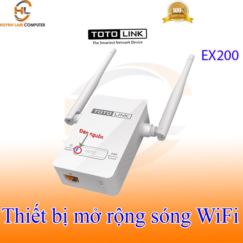 Thiết bị mở rộng sóng WiFi TOTOLINK EX200